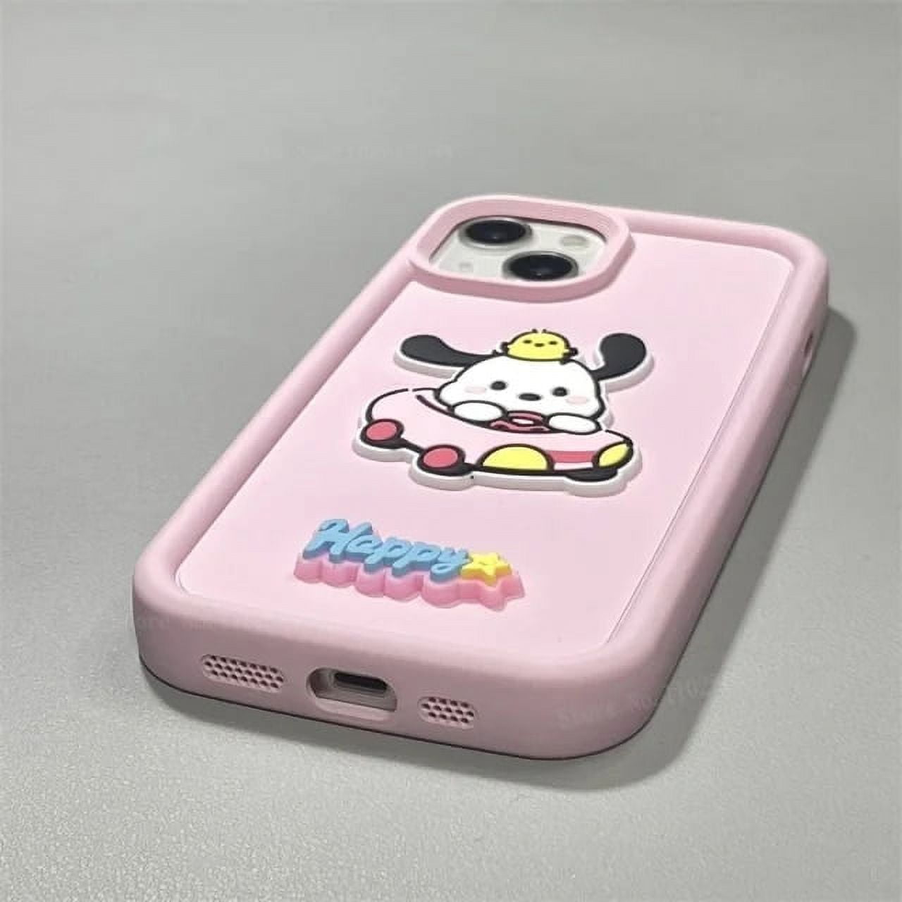 Dh 3d Cartoon Sanrio Hello Kitty Pachacco Soft Tpu Case For Iphone 15 