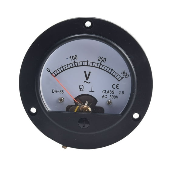 DH-65 Pointer Type AC Voltmeter for Industrial Use, 0-300V Measurement