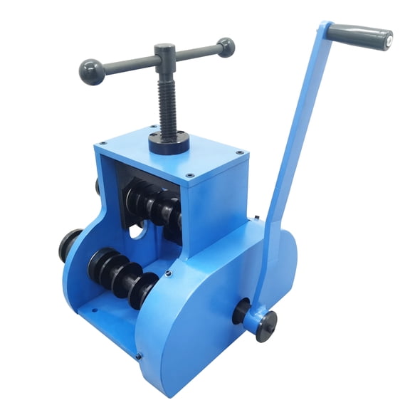DH-SG Manual Pipe Tube Ring Roll Bender Band Roller with 3 Round Dies & 6 Square Dies