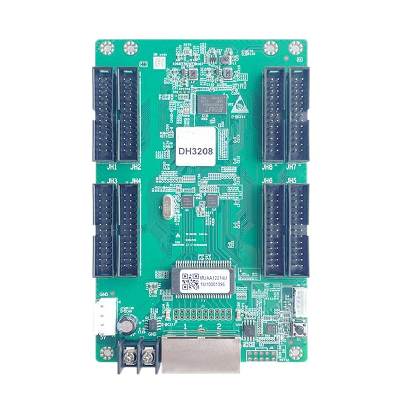 DH3208 Large LED Video Screen Receiving Card Cassette 8 HUB320E Ports