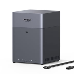 UGREEN NAS DH4300 Plus 4-Bay NAS Storage, 128TB Private Cloud, 8GB RAM, 2.5GbE, AI Photo Backup, 4K Media Server