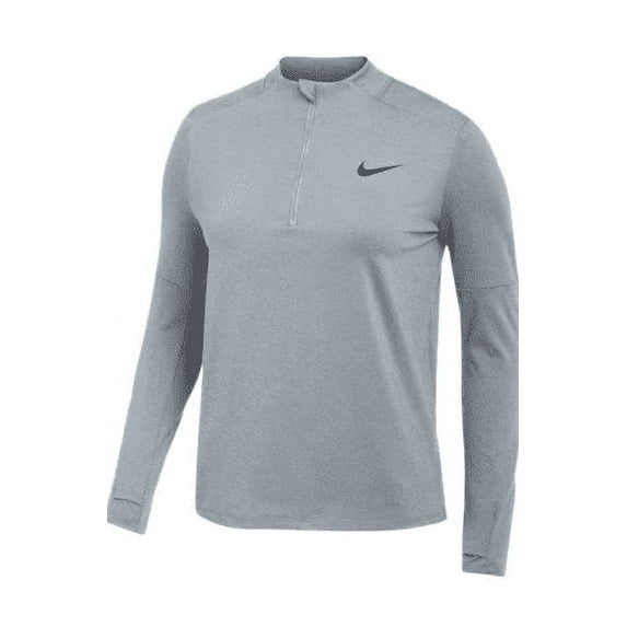 DH4951 Nike Women's Dri-Fit Element Long Sleeve 1/2 zip top Blue Grey S