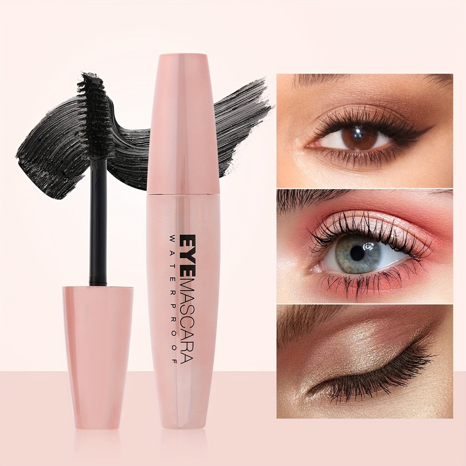 DHALL Mascara Volume and Length Long And Eye Black Creating A Fan