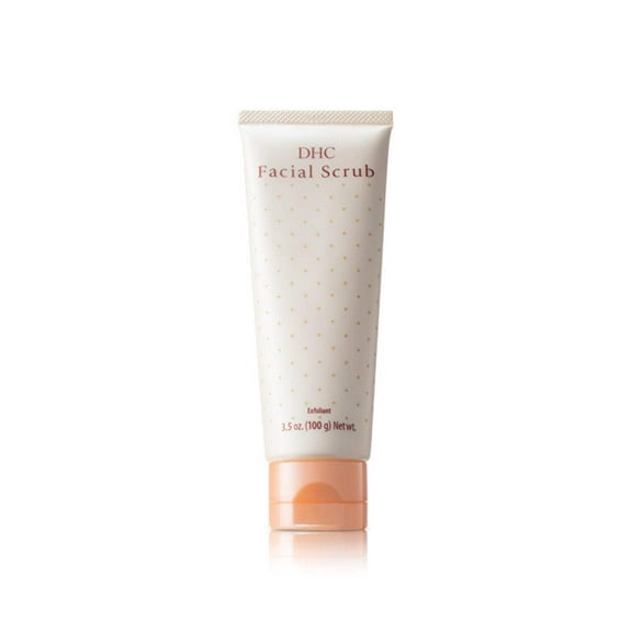 DHC Facial Scrub, Gentle Exfoliating Scrub, Microbead-Free, Ideal for All Skin Types, 3.5 oz. Net wt.