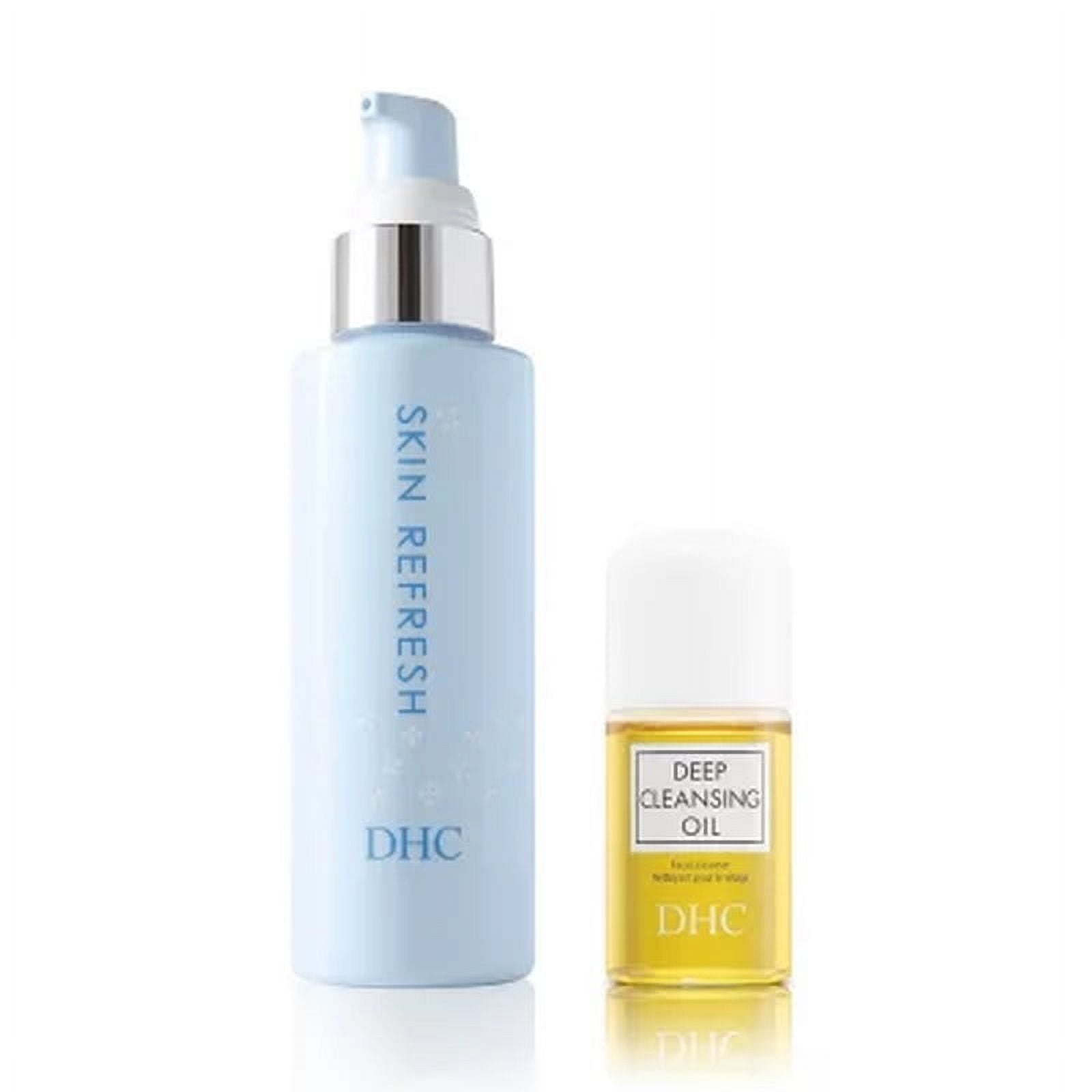 DHC Skin Refresh and Deep Cleansing Oil, 3.38 Fl. Oz. & 1 Fl. Oz