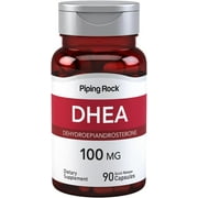 DHEA 100mg Capsules | 90 Count for Men and Women | by Piping Rock