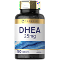 thumbnail image 1 of DHEA 25mg Supplement | 180 Vegetarian Tablets | Non-GMO & Gluten Free | By Carlyle, 1 of 8
