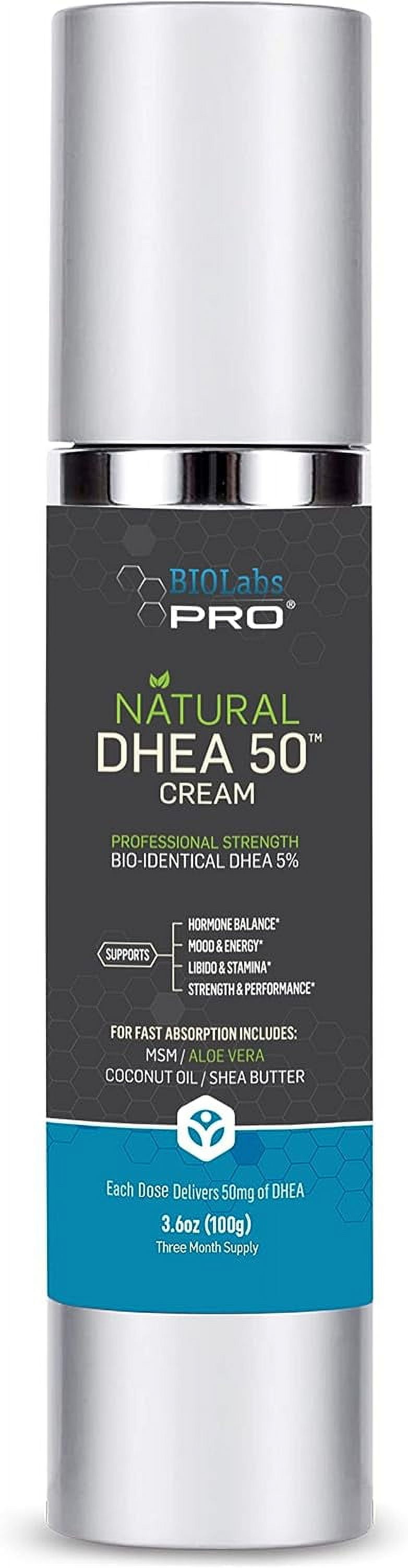 DHEA 50mg, Dhea Cream Better Than Dhea Supplement Capsules, Pure Dhea