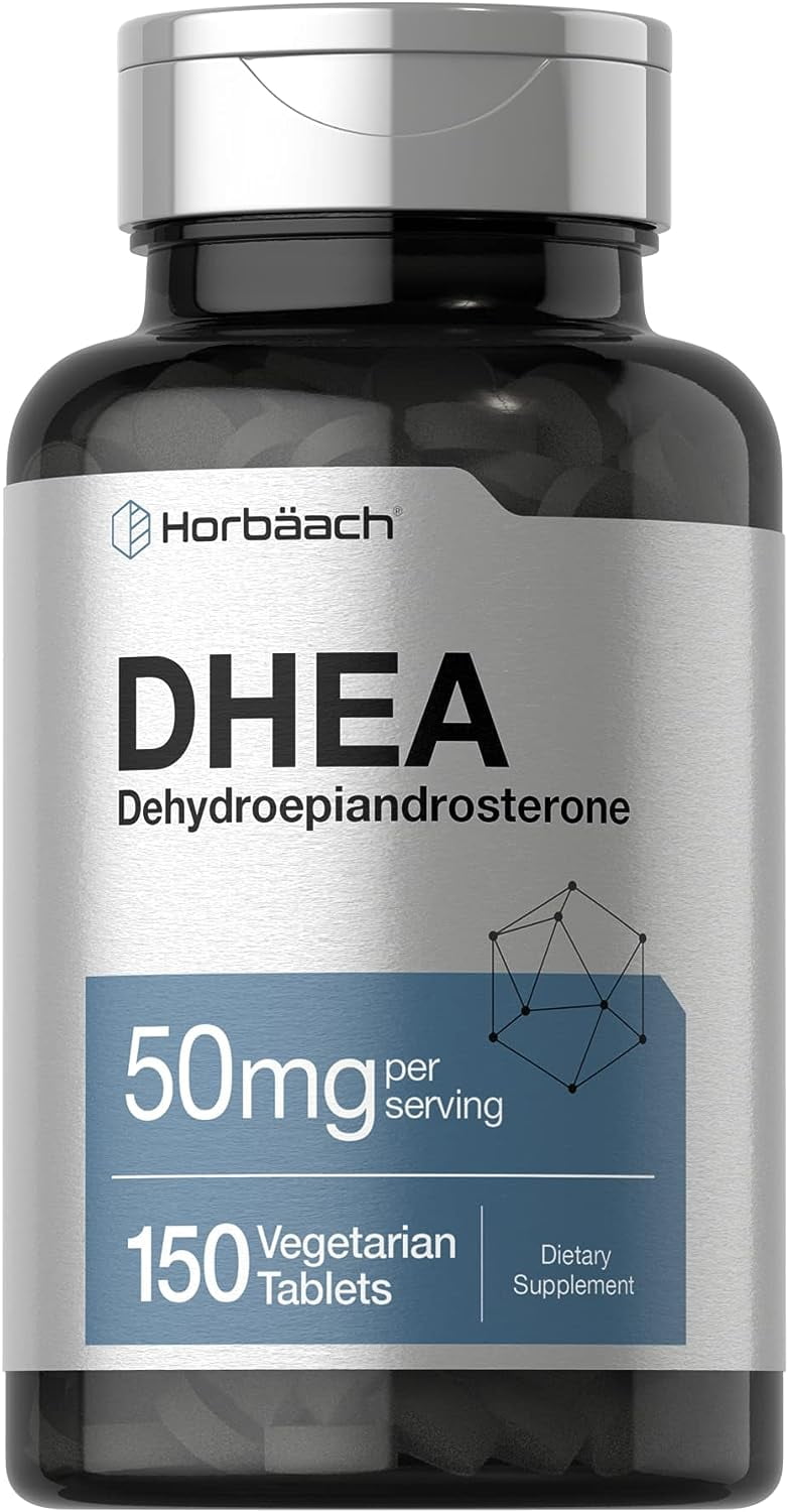 DHEA 50mg Supplement | 150 Tablets | by Horbaach