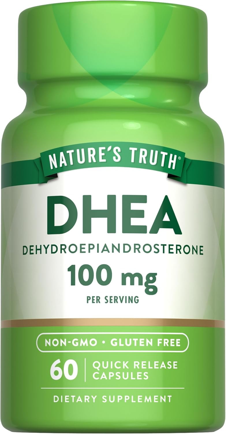 DHEA Supplement | 100mg | 60 Capsules | For Men and Women | by Nature's Truth