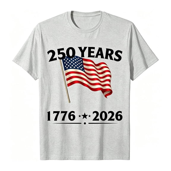 DHFJKG 250Th Anniversary USA Shirts For Boys Kids 4Th Of July Clothes US National Flag Short Sleeve Graphic Tee Ages 2-13Y
