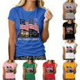 thumbnail image 1 of DHFJKG 250Th Anniversary USA Shirts For Women Short Sleeve Graphic Tees Independence Day 4Th Of July T Shirt, 1 of 4