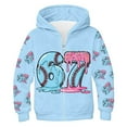 thumbnail image 1 of DHFJKG 67 Shirt Kids Boys Girls Zip Up Hoodies Print Loose Fit Hooded Jacket Long Sleeve Athletic Sweatshirt Stylish Outerwear, 1 of 6