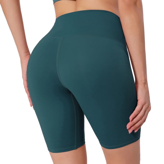DHFJKG Athletic Sports Shorts For Women With Pocket High Rise Fitness Solid Color Comfortable Shorts For Workout Yoga Running