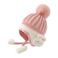 thumbnail image 1 of DHFJKG Baby Fuzzy Pom Hat Winter Knitted Beanie Adorable Animal Design Infant Cap For Boys Girls Comfort Hats, 1 of 7