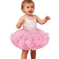 thumbnail image 1 of DHFJKG Baby Girls Fluffy Tutu Skirts Ruffle Multi Layers Bow Elastic Waist Skirt Toddler Carnival Party Play Dress Up And Performance Versatile Skirt, 1 of 9