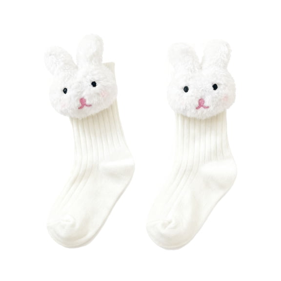 DHFJKG Baby Toddler Socks With 3D Animal Character Designs Crew Socks Girls Boys Cute Cozy Stockings