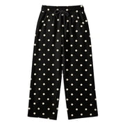 DHFJKG Baggy Sweatpants Women Polka Dot Wide Leg Drawstring Waist Y2k Streetwear Trousers