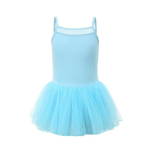 DHFJKG Ballet Dance Leotards For Girls Toddler Spaghetti Strap Leotard With Tutu Skirt Ballerina Dresses Sweet Dresses