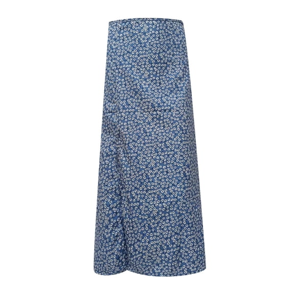 DHFJKG Bohemian Floral Long Skirts For Women High Waisted Side Slit Flowy A-Line Summer Skirt Beach Vacation Clothes Stylish Skirt