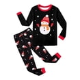 thumbnail image 1 of DHFJKG Boys 2 Piece Outfits Home Clothes Set Casual Long Sleeve Round Neck Print Top Bottoms Kids 3-13 Years Cozy Outfit, 1 of 4