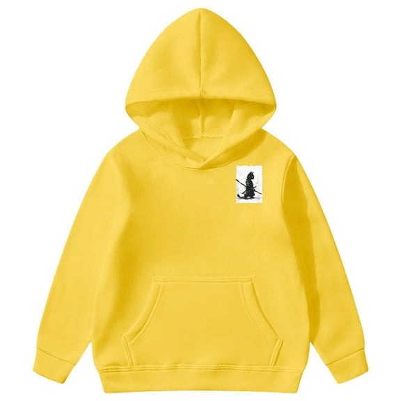 DHFJKG Boys Girls Graphic Hoodies Sweatshirt Kids Children Toddlers Cute Cat Printed Hooded Pockets Pullover For Fall Winter Comfort Tops
