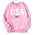 thumbnail image 1 of DHFJKG Boys Girls Sweatshirt Long Sleeve Loose Fit Letter Printed Pullover Everyday Wear Versatile Tops, 1 of 3