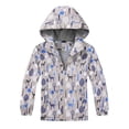 thumbnail image 1 of DHFJKG Boys Girls Waterproof Windbreaker Hooded Jackets Outdoor Zipper Coat Hoodies Breathable Lightweight Hiking Jacket For Children Youth Autumn Winter Casual Outerwear, 1 of 3