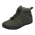 thumbnail image 1 of DHFJKG Boys Winter Ankle Boots Warm Thermal Lining High Top Outdoor Shoes For Kids Cold Weather Footwear Versatile Shoes, 1 of 9