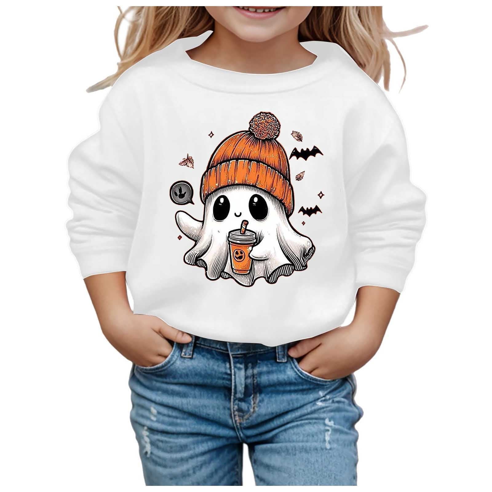 Toddler Girls' Sweatshirt Cartoon Outdoor Long Sleeve Active 3-7 Years Winter Pink White main image 1