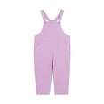 thumbnail image 1 of DHFJKG Child Unisex Overalls Solid Color Sleeveless Adjustable Casual Loose Fit Long Pants With Pockets 1-16 Years Lovely Overalls, 1 of 5