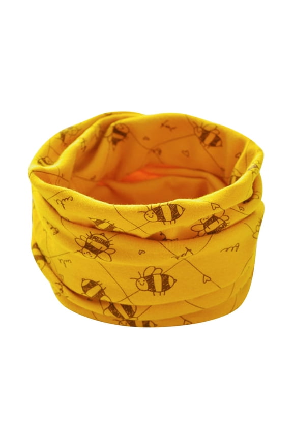 Children Winter Gaiter Neck Warmer Boys Girls Cartoon Cute Print Cold Weather Face Mask Soft Scarf