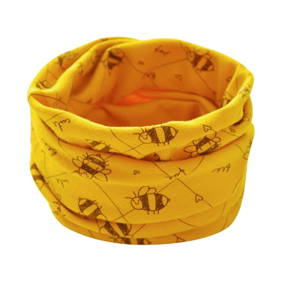 DHFJKG Children Winter Gaiter Neck Warmer Boys Girls Cartoon Cute Print Cold Weather Face Mask Soft Scarf