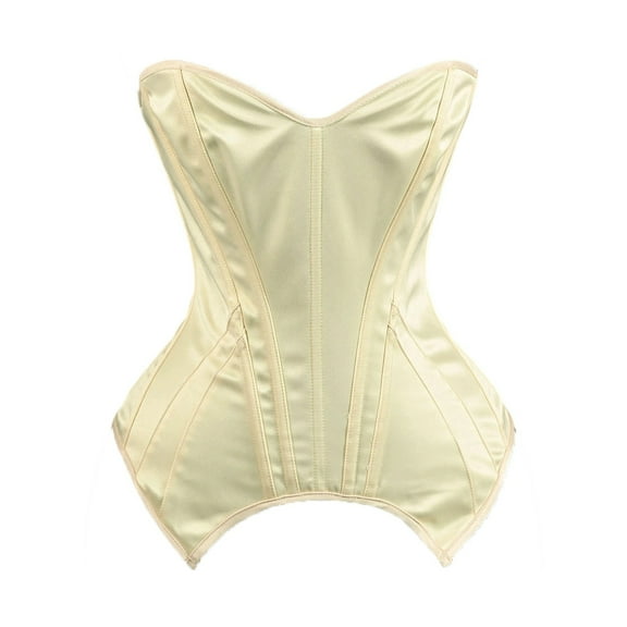 DHFJKG Corset Tops For Women Bone Structured Bustier With Rear Lacing For Going Out Party Club Trendy Waist Cincher Tops