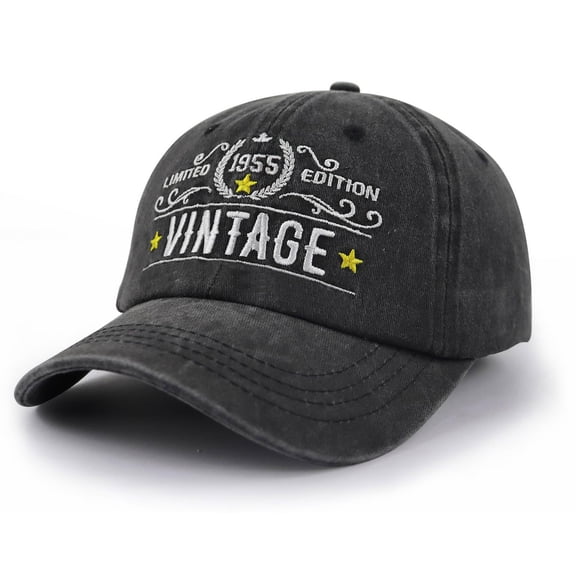 DHFJKG Distressed Washed Baseball Cap Adjustable Snapback Hat For Women Men Vintage Trucker Cap Unisex
