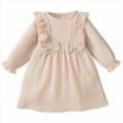DHFJKG Dress Autumn Long Sleeve Girls Dresses For Toddler Kids With Floral Ruffled Bow Belt Casual Outfit Holiday Attire For Ages 2-7 Years Round Neck Leisure Dress