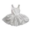 DHFJKG Dress Girls Summer Bud Dresses Casual Sleeveless Round Neck Vest Dress For Toddler Kids Comfortable Stretchy Waist Solid Color Sweet Sundress