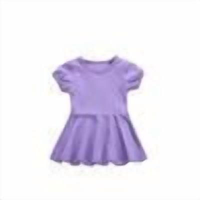 DHFJKG Dress Girls Summer Dresses For Baby Toddler Girls Short Sleeve O-Neck Pure Color Elastic Waist Outdoor Play Dress For 5 Months To 4 Years Cute Sundress
