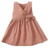 thumbnail image 1 of DHFJKG Dress Girls Summer Dresses V Neck Casual Bowknot Tank Dress For Toddlers 1-6 Years Elastic Waist Cotton Breathable Comfortable Solid Color Cute Sundress, 1 of 3