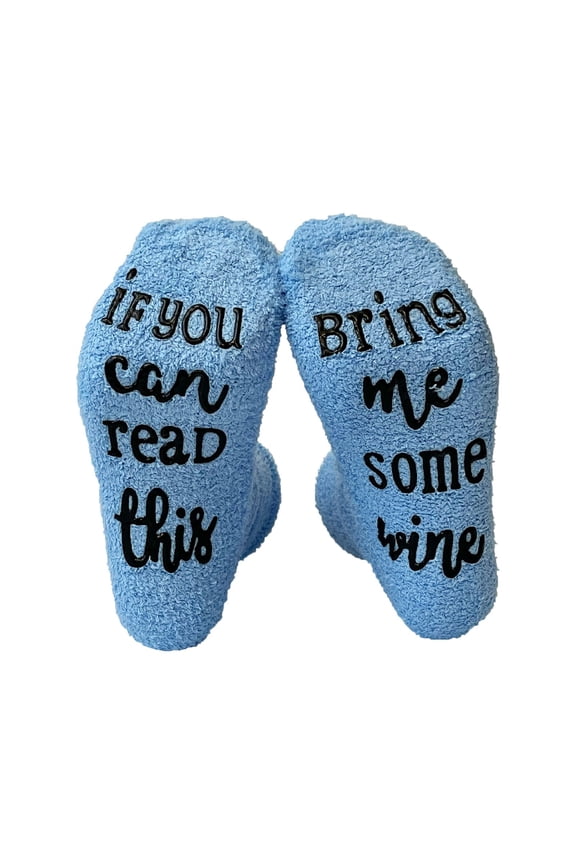 Fluffy Crew Socks For Women Fuffy Non Letter Grippers Warm Indoor Mid Calf Socks Autumn Winter Cozy Stockings