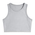 thumbnail image 1 of DHFJKG Girls Athletic Tank Tops Kids Racerback Sleeveless Workout Running Sports Crop Shirts 1-14 Years Trendy Top, 1 of 4