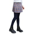 thumbnail image 1 of DHFJKG Girls Leggings With Skirts Kids School Uniform Pants Tweens Plaid Pleated Skirt Stretchy Tights Size 3-14 Years Sweet Skirt, 1 of 7
