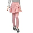 thumbnail image 1 of DHFJKG Girls School Uniform Pants Kids Leggings With Skirt Footless Pleated Skirts 3-14 Years Comfortable Skirt, 1 of 8