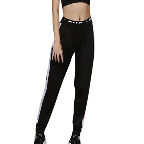 DHFJKG Gym Workout Pants Women High Waisted Buttery Soft Elastic Drawstring Trousers Relaxed Fit Ankle-Tied Sports Comfortable Pants