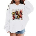 thumbnail image 1 of DHFJKG Hallow 2026 Hoodies For Kids Boys Girls Sweatshirt Oversized Letter Print Pocket Toddler Child Hooded Pullover Festive Soft Jumper Tops, 1 of 5