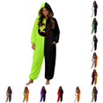 thumbnail image 1 of DHFJKG Halloween Pumpkin Onesie Pajamas For Women Fluffy Sleepwear Spooky Season Loungewear, 1 of 5