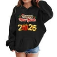thumbnail image 1 of DHFJKG Happy New Year 2026 Hoodies For Kids Boys Girls Sweatshirt Oversized Letter Print Pocket Toddler Child Hooded Pullover Festive Soft Jumper Tops, 1 of 5