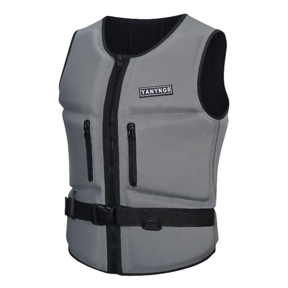 DHFJKG High Buoyancy Life Jacket For Women Men Drifting Fishing Surfing Clothes Portable Swim Vest With Zipper Pocket