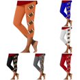 thumbnail image 1 of DHFJKG High Waisted Capri Leggings For Women Rugby Print Workout Leggings Yoga Pants, 1 of 4