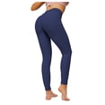thumbnail image 1 of DHFJKG High Waisted Yoga Leggings Women Tummy Control Buttery Soft Ruched Yoga Pants For Gym Running Workout Cozy Tights, 1 of 2